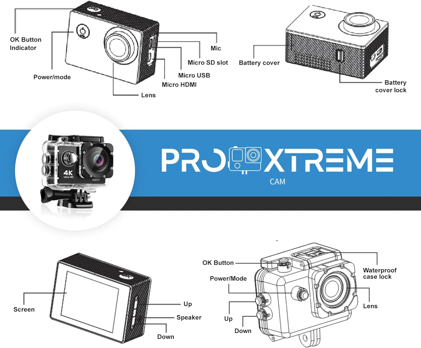 Camara Deportiva 4K