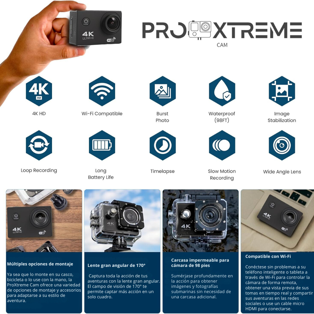 Camara Deportiva 4K