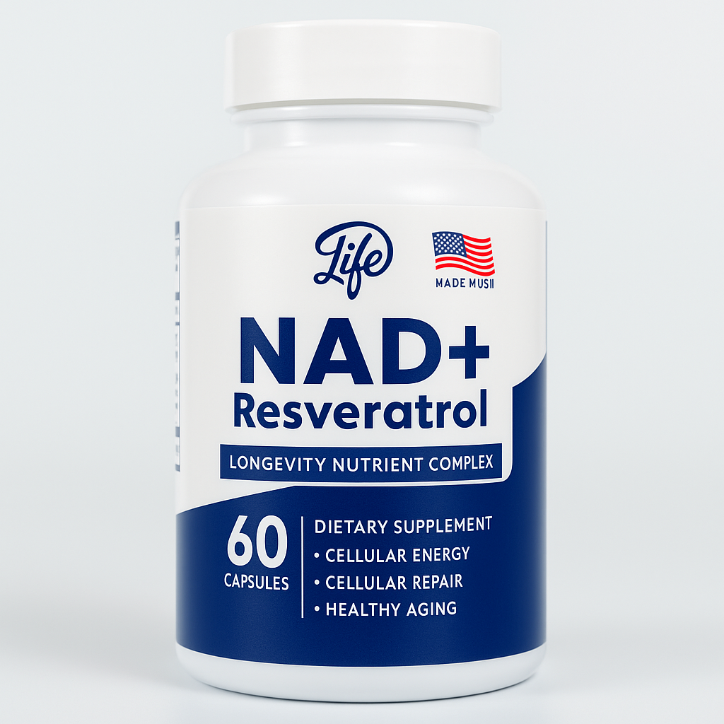 NAD+ Resveratrol - Energia Pura