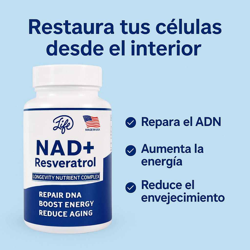NAD+ Resveratrol - Energia Pura